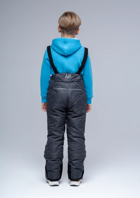 Купить брюки утепленные детские «от победы к победам» темно-серые в интернет-магазине ArmRus по выгодной цене. - изображение 4