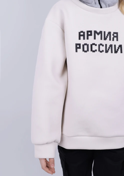 Купить джемпер детский «армия россии» песок в интернет-магазине ArmRus по выгодной цене. - изображение 7