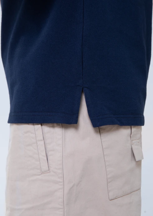 Купить футболка-поло мужская «якорь» темно-синяя в интернет-магазине ArmRus по выгодной цене. - изображение 7