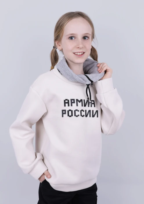 Купить джемпер детский «армия россии» песок в интернет-магазине ArmRus по выгодной цене. - изображение 3