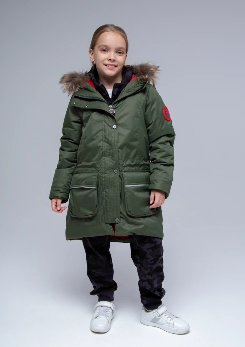 Купить куртка-парка утепленная детская «армия россии» хаки со светоотражающими вставками в интернет-магазине ArmRus по выгодной цене. - изображение 19