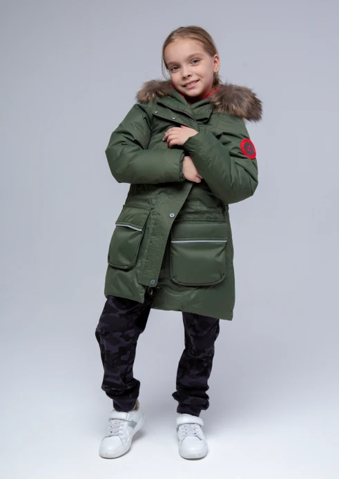 Купить куртка-парка утепленная детская «армия россии» хаки со светоотражающими вставками в интернет-магазине ArmRus по выгодной цене. - изображение 22