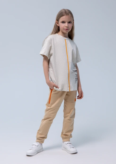 Купить футболка детская «звезда песчаная» песочный меланж в интернет-магазине ArmRus по выгодной цене. - изображение 17