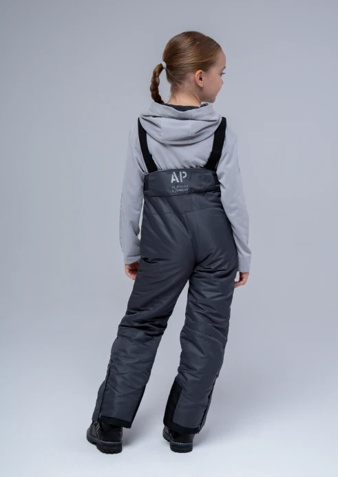 Купить брюки утепленные детские «от победы к победам» темно-серые в интернет-магазине ArmRus по выгодной цене. - изображение 3