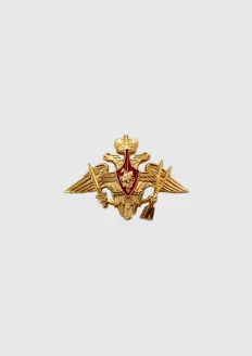Эмблема РВСН  на тулье фуражки золотистого цвета: купить в интернет-магазине «Армия России
