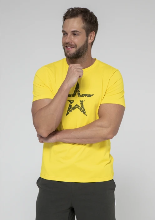 Купить футболка мужская «звезда» желтая в интернет-магазине ArmRus по выгодной цене. - изображение 11