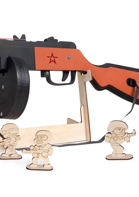 Купить игрушка-резинкострел из дерева «армия россии» ппш окрашенный в интернет-магазине ArmRus по выгодной цене. - изображение 5