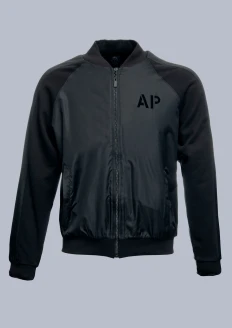 Куртка-бомбер мужская «АР» черная: купить в интернет-магазине «Армия России