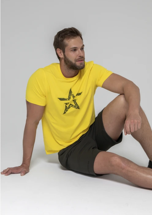 Купить футболка мужская «звезда» желтая в интернет-магазине ArmRus по выгодной цене. - изображение 10
