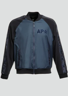 Куртка-бомбер мужская «АР» темно-синяя: купить в интернет-магазине «Армия России