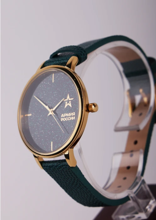 Купить часы женские «армия россии» кварцевые зеленые в интернет-магазине ArmRus по выгодной цене. - изображение 7